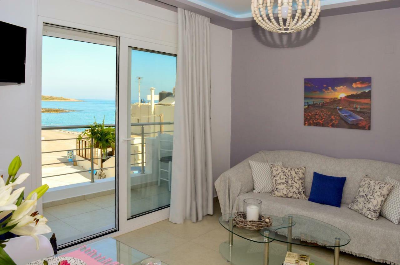 Meltemi Beach Apartments Mílatos Eksteriør bilde